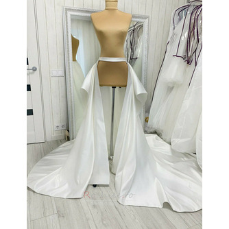 trena satin pentru rochie de mireasa Trena de mireasa detasabila suprafusta de mireasa - Pagină 1