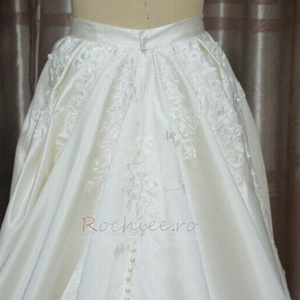 Fusta cu aplicatie din satin Rochie de mireasa fusta detasabila Trena detasabila Accesorii nunta marime personalizata - Pagină 2