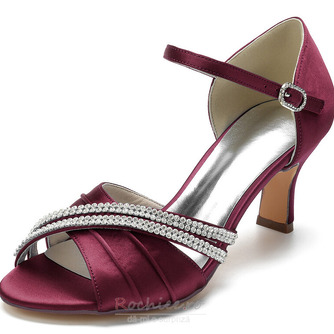 Pantofi de mireasa fluture din satin pantofi de domnișoară verde cu toc înalt stiletto tocuri înalte - Pagină 10