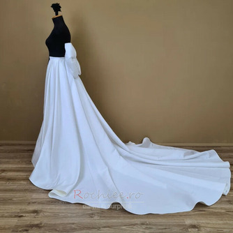 Satin Fundita detasabila pentru fusta rochie de mireasa Trena de mireasa trena detasabila fundita - Pagină 2