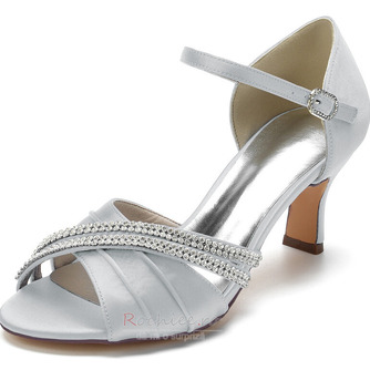 Pantofi de mireasa fluture din satin pantofi de domnișoară verde cu toc înalt stiletto tocuri înalte - Pagină 3
