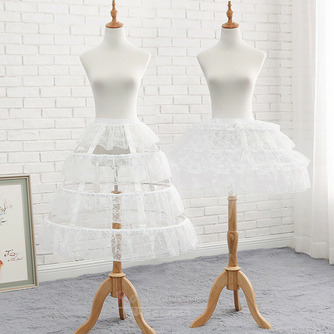 Jupon din dantelă albă, jupon cu lungime reglabilă, jupon rochie de petrecere cosplay, jupon Lolita - Pagină 4