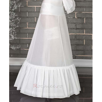 Nunta petticoat plin rochie de epocă fluting alb terilena două jante - Pagină 2