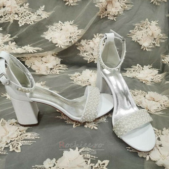 Sandale pentru femei cu toc înalt sandale de nuntă perle sandale de banchet - Pagină 6