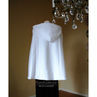 Mantie de mireasă cu glugă Mantie scurtă de nuntă Bridal Bolero Wedding Wedding Cover Up - Pagină 4