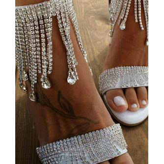 Sandale noi din stras Sandale cu toc gros Sandale de nunta pentru banchet - Pagină 6