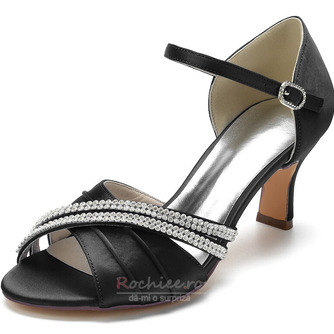 Pantofi de mireasa fluture din satin pantofi de domnișoară verde cu toc înalt stiletto tocuri înalte - Pagină 9