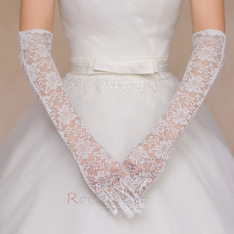 Mănuși de nuntă dantelă țesătură ceremonială deget plin - Pagină 1
