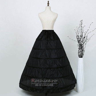 Șase inele de oțel talie elastică creștere jupon culoare alb-negru rochie mireasa jupon - Pagină 6