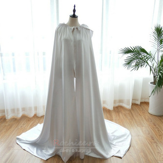 Șal de nuntă colorată lungă din satin cu glugă mantă mireasă - Pagină 1