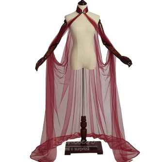 Costum de basm elf tulle șal mantia de mireasa costum medieval - Pagină 12