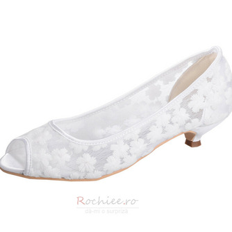 Încălțăminte de dantelă de primăvară de vară pantofi de mireasă confortabili pentru femei - Pagină 2