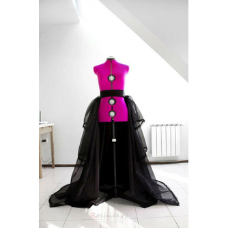 Fusta detasabila Fusta din organza Rochie de bal neagra Fusta stratificata Fusta formala Fusta de nunta marime personalizata - Pagină 3