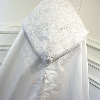 Mantie de nuntă musulmană pelerină mantie din dantelă din satin - Pagină 3