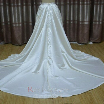 Fusta cu aplicatie din satin Rochie de mireasa fusta detasabila Trena detasabila Accesorii nunta marime personalizata - Pagină 3