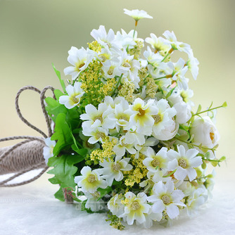 Verde și alb ceai flori buchet mireasa coreeană simulare căsătorit - Pagină 2