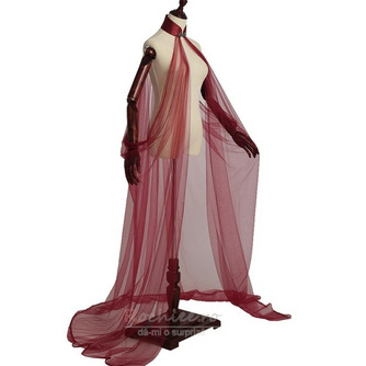 Costum de basm elf tulle șal mantia de mireasa costum medieval - Pagină 14