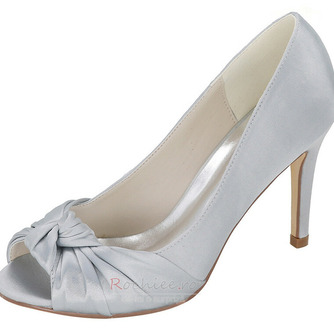 Încălțăminte cap de pește pantofi mireasă satin pantofi rochie stiletto pantofi de înaltă calitate banchet - Pagină 4