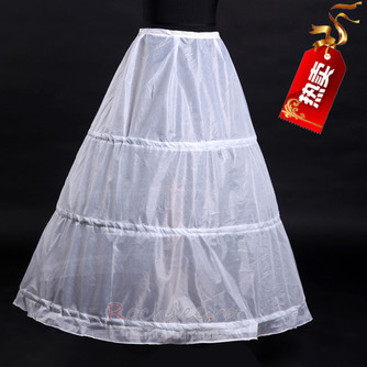 Nunta petticoat poliester taffeta simplu trei jante rochie completă - Pagină 2