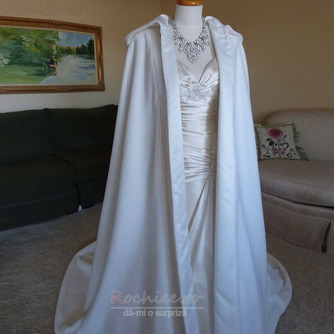 200CM șal mireasă haină nuntă șal alb cu glugă - Pagină 7