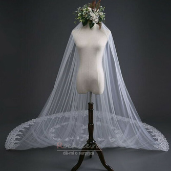 Voal de mireasă din dantelă voal de mireasă de 3 metri lungime accesorii de nuntă cu ridicata din fabrică - Pagină 3