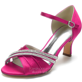 Pantofi de mireasa fluture din satin pantofi de domnișoară verde cu toc înalt stiletto tocuri înalte - Pagină 11