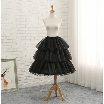 Jupon din organza ivoire, jupon lung pentru fete, jupon rochie de petrecere cosplay, jupon Lolita, - Pagină 4