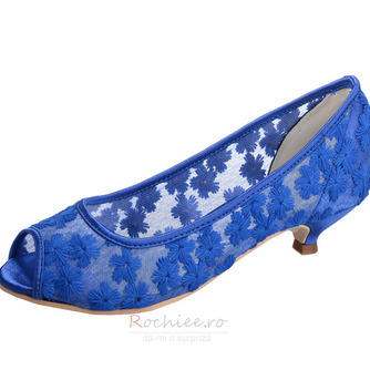 Încălțăminte de dantelă de primăvară de vară pantofi de mireasă confortabili pentru femei - Pagină 6