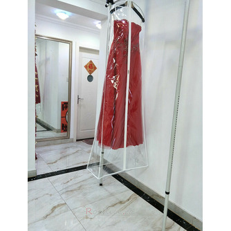 Geantă rochie de mireasă alungită rochie de mireasă transparentă îngroșată geantă de depozitare husa de praf pvc - Pagină 4