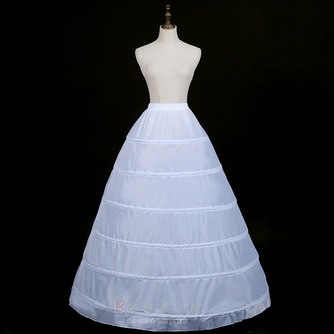 Șase inele de oțel talie elastică creștere jupon culoare alb-negru rochie mireasa jupon - Pagină 1