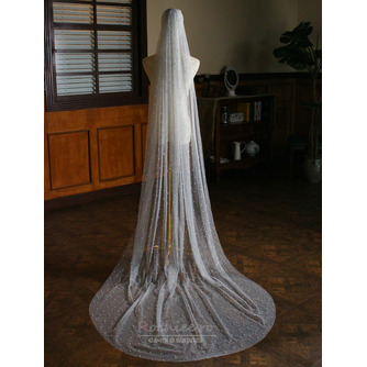 Spray de voal perlat argintiu strălucitor pentru biserică voal pentru nuntă - Pagină 5