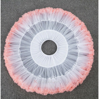 Jupon de tul umflat cu talie elastică roz, fuste de balet prințesă Lolita Cosplay, fustă tutu scurtă de nor curcubeu 45cm - Pagină 4