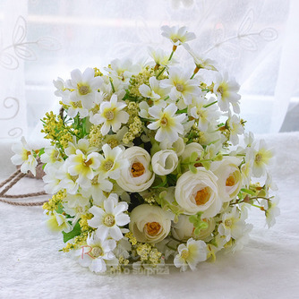 Verde și alb ceai flori buchet mireasa coreeană simulare căsătorit - Pagină 1