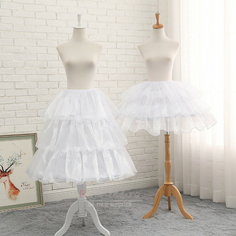 Jupon din organza ivoire, jupon lung pentru fete, jupon rochie de petrecere cosplay, jupon Lolita, - Pagină 2