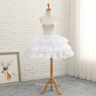 Jupon din organza ivoire, jupon lung pentru fete, jupon rochie de petrecere cosplay, jupon Lolita, - Pagină 3