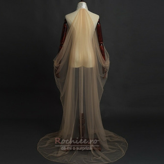 Costum de basm elf tulle șal mantia de mireasa costum medieval - Pagină 2