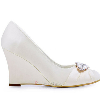 Pantofi pentru femei cu toc inalt de 10 cm toc gros gros pantofi de nunta cu toc de barca marime - Pagină 5