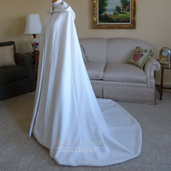 200CM șal mireasă haină nuntă șal alb cu glugă - Pagină 5
