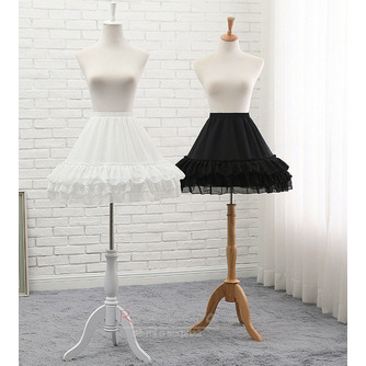 Jupon Lolita Negru/Alb, Jupon Cosplay, Fusta Puffy Tulle, Jupon Puf, Fusta Balet Tutu. 45CM - Pagină 1