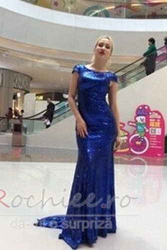 Rochie cu paiete Banchet Paiete Elegant Înstelat Mâneci scurte - Pagină 3