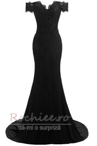 Rochie de bal Mătura Banchet Subţire Sirenă Elegant Suprapunere de dantela - Pagină 8