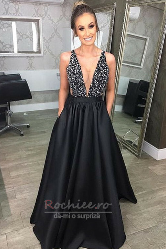 Rochie de bal V gâtului Conservatie A-linie Banchet Elegant Etaj lungime - Pagină 1