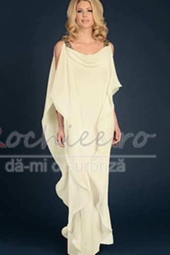 Rochie mama costume Şifon Talie naturală Asimetric Sexy Lungime de glezna - Pagină 4