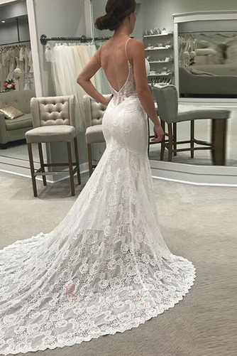 Rochie de mireasa Dantelă Dantela Elegant Fără mâneci Minge Fara spate - Pagină 1