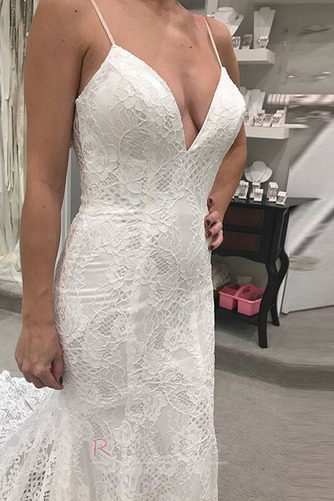 Rochie de mireasa Dantelă Dantela Elegant Fără mâneci Minge Fara spate - Pagină 3