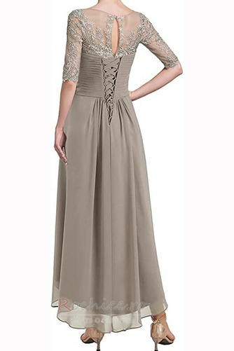 Rochie de mama Bandaj Talie naturale linguriță Şifon Elegant - Pagină 2