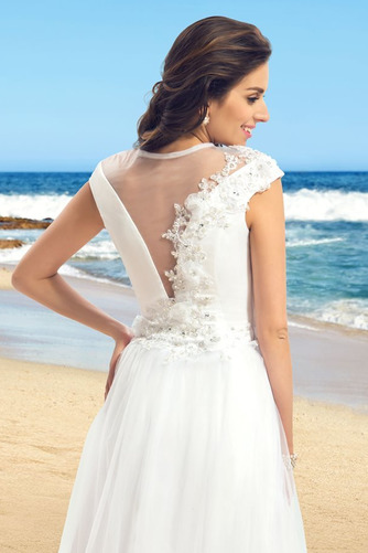 Rochie de mireasa marime mare Elegant A-linie În aer liber Talie naturală - Pagină 5