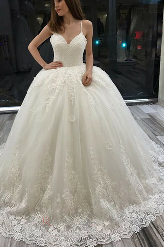 Rochie de mireasa Elegant Bandaj V-gât adânc Primăvară Biserică - Pagină 1