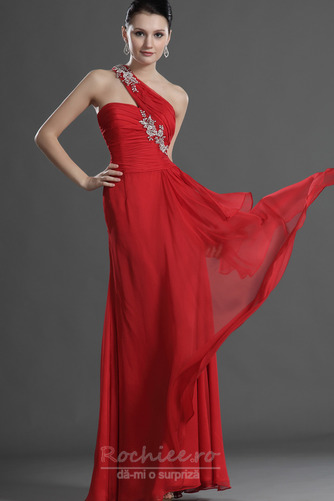 Rochie de seara Elegant Teacă Lungimea podelei Broşă Rubin Mediu - Pagină 1