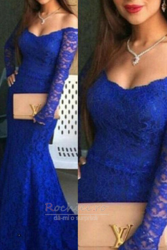 Rochie de seara Lung Fermoar Mâneci lungi Tricou V-gât adânc - Pagină 2